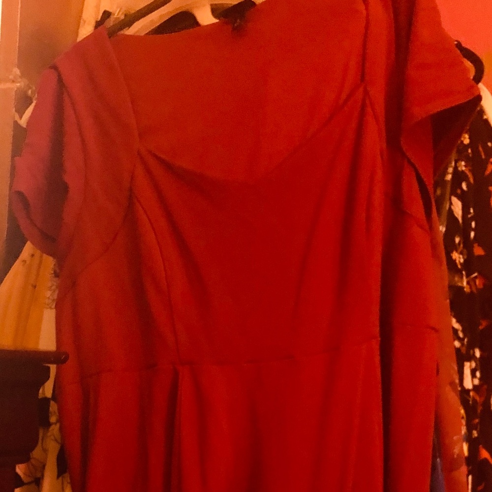 Cranberry Colored dress by Torrid.
